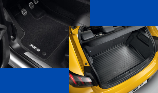 -20 %  tapis de sol - bacs de coffre !