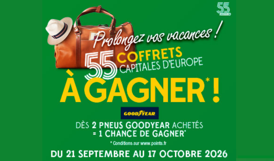 55 voyages à gagner