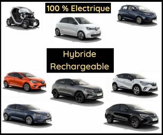 illustration : vehicules electriques et hybrides